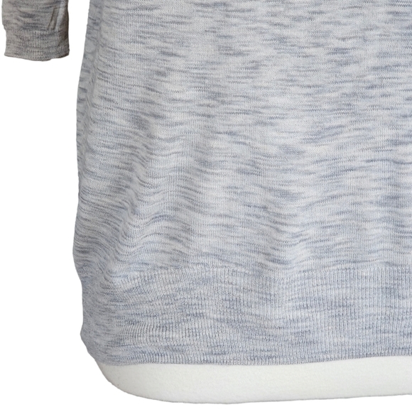 ARITZIA Wilfred Balzac Linen Blend Sweater Heather Gray Size M - Picture 3 of 12